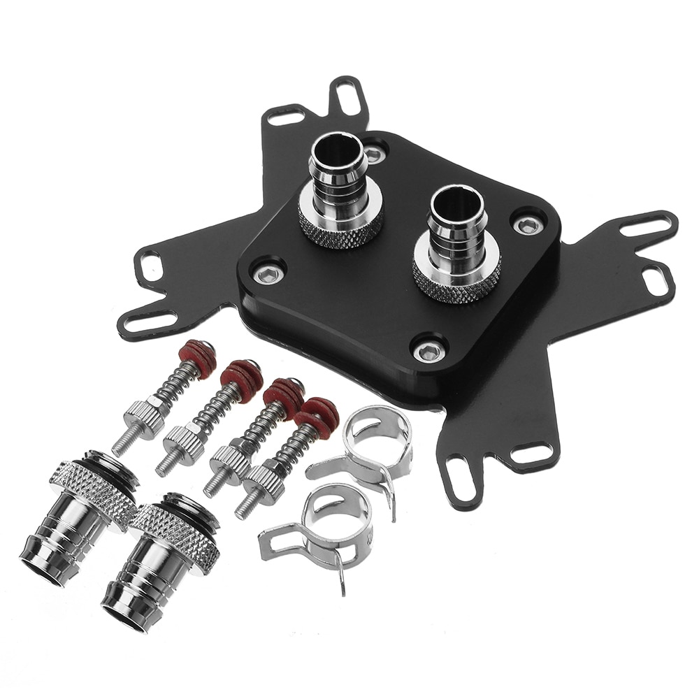S SKYEE Water Cooling Block for Intel LGA 1155 AMD AM4 Copper CPU Cooler HeatsinkFor Computer CPU Radiator Intel Universal: Black