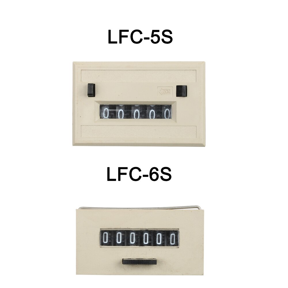 1PCS AC 220V AC 110V DC 24V DC 12V CSK5-NKW 5 digits Industrial counter Mechanical Electromagnetic counter