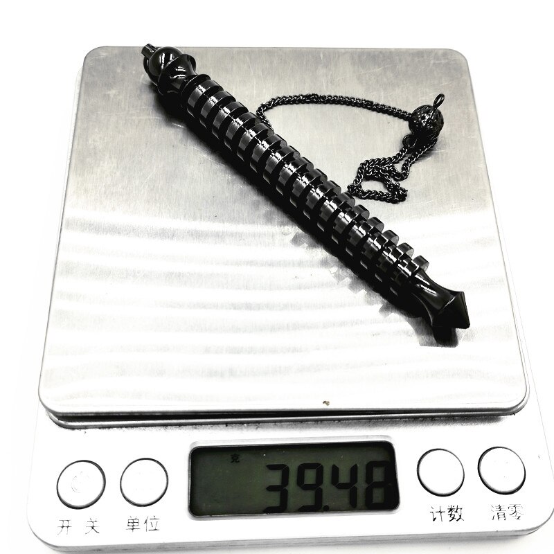 Metalen Charm Pendulum Voor Wichelroedelopen Waarzeggerij Reiki Healing Spirituele Wicca Vrouwen Mannen Amulet Schroef Vorm Pendule Radiestesia: black