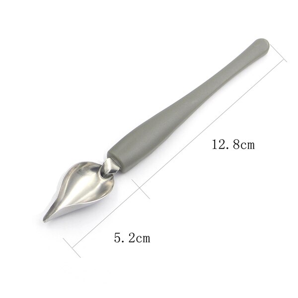 Cuchara creativa decorativa para decorar Sushi, herramienta de para sorteo de comida, plato de aderezo de salsa, utensilios para hornear, cucharas de comida para pasteles, novedad: S