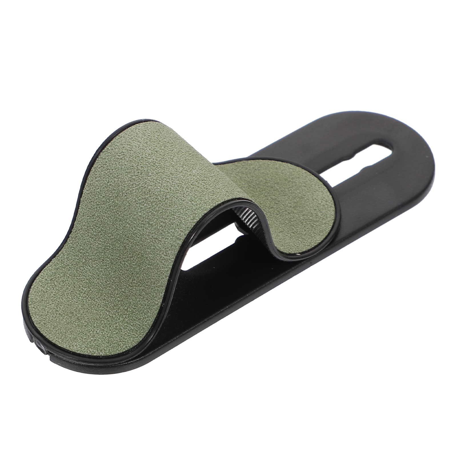 Ceinture support d'anneau de téléphone portable poignées de maintien de téléphone support en Abs poignée de doigt adhésive: green