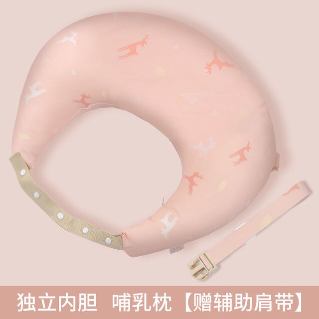 Coussin d'allaitement bébé maternité allaitement multifonction réglable coussin infantile -né alimentation couche lavable couverture: SET A8