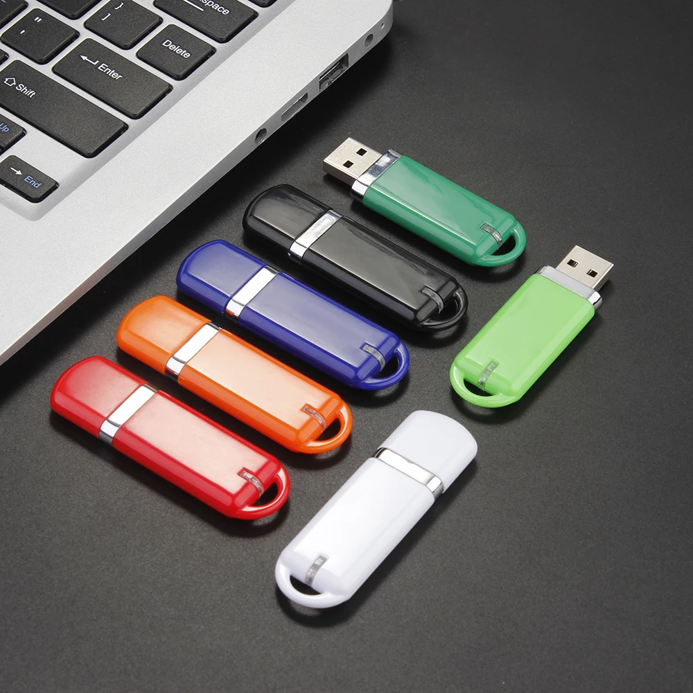 Super Mini USB Flash Drive 128GB Pen Drive de alta velocidad 64GB de empresa creativos Memory Stick Azul Negro Verde Pendrive 32GB