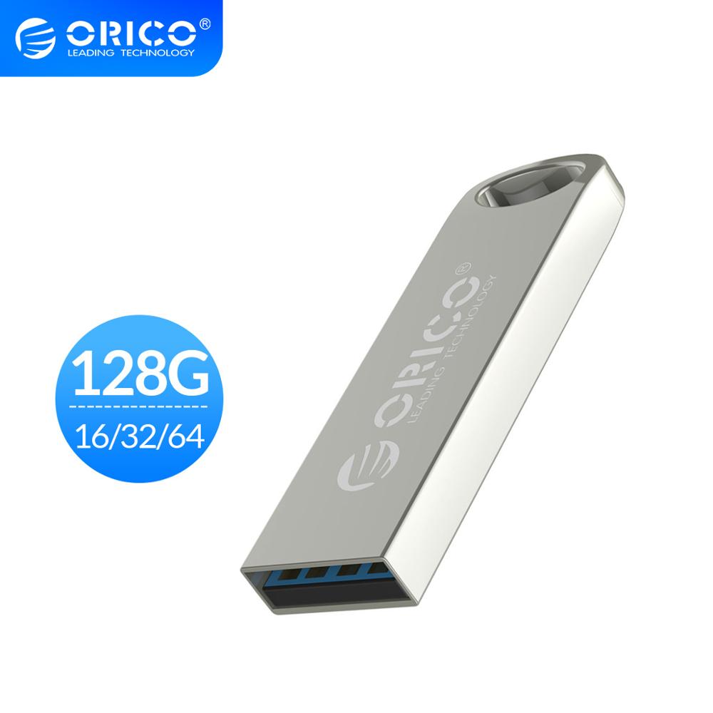 ORICO Metal USB Flash Drive USB3.0 128GB 64GB 32GB 16GB Flash Memory Stick Pen drive USB Stick Waterproof Metal memoria cel usb