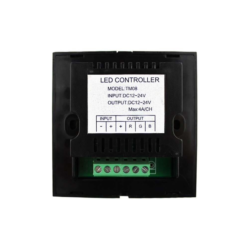 Smart Touch Panel Dimmer Rgb Led Controller Dc 12V 24V 4Ax3 Kanaal 64 Kleuren Led Controller Voor Rgb led Strips Lampjes