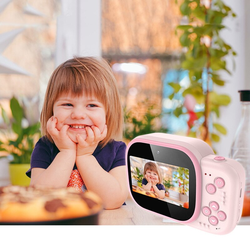 3 Inch Children Digital Camera 12M HD Thermal Instant Print Camera Photo Printing Dual Purpose Camera For Kids Birthday