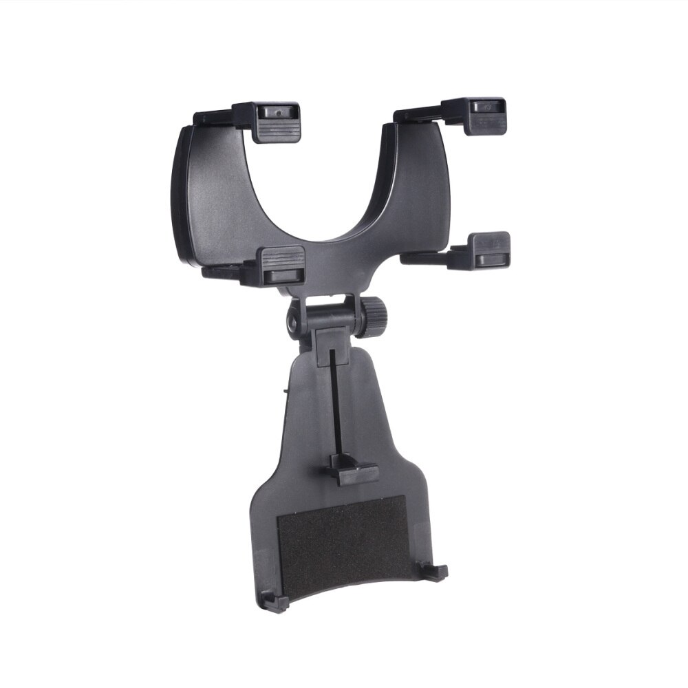 Cell Phone Car Mount Review Mirror Phone Holder Cradle Stand for GPS (Black)