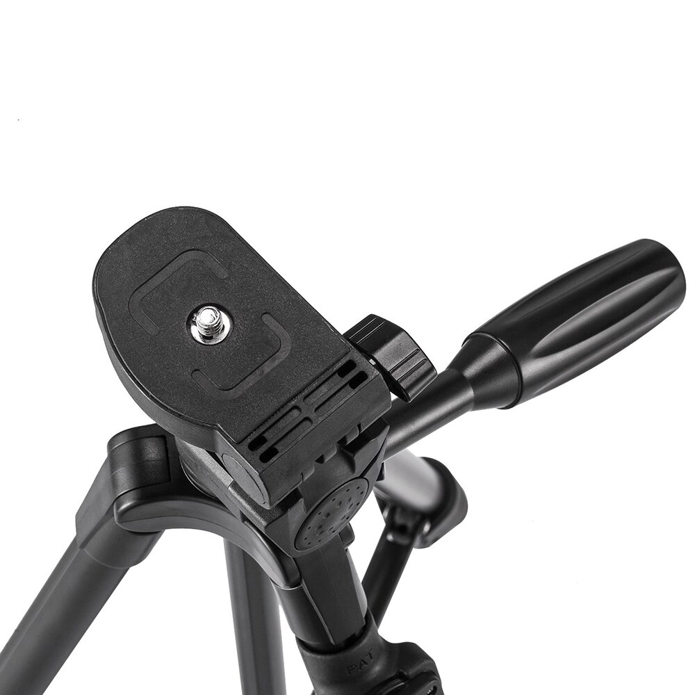 Di alluminio Della Macchina Fotografica Video Treppiede Peso Leggero Viaggi Treppiede Portatile + Remote per il Telefono DSLR Della Macchina Fotografica iPhone 8 Samsung Huawei P20 a7III