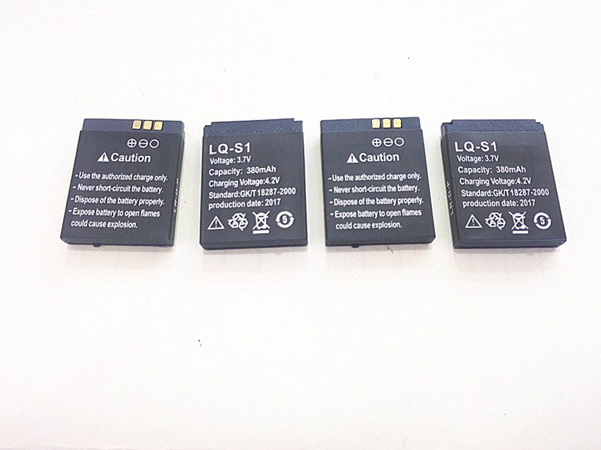 3.7 V 380 mAh Oplaadbare li Polymer Li-Ion Batterij Voor DZ09 A1 W8 smart watch batterij mobiele telefoon 512431 502431