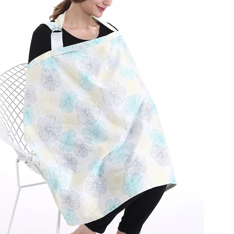 Serviette d&#39;allaitement en coton pour maman et bébé, 100x70cm, couverture d&#39;allaitement, tissu Anti-éblouissement: E