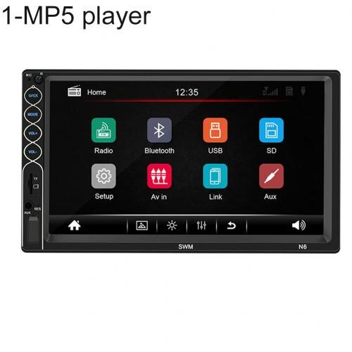 Auto MP5 Speler N6 7 Inch Scherm 2 Din Auto Radio Bluetooth Video MP5 Speler Met Camera Voor Iphone Xr.: 1