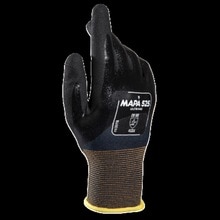 MAPA – gants Ultrane 525, 3 paires, résistants à l'huile, à la paume et aux jointures, repousse l'huile et réduit le risque de dermatite.
