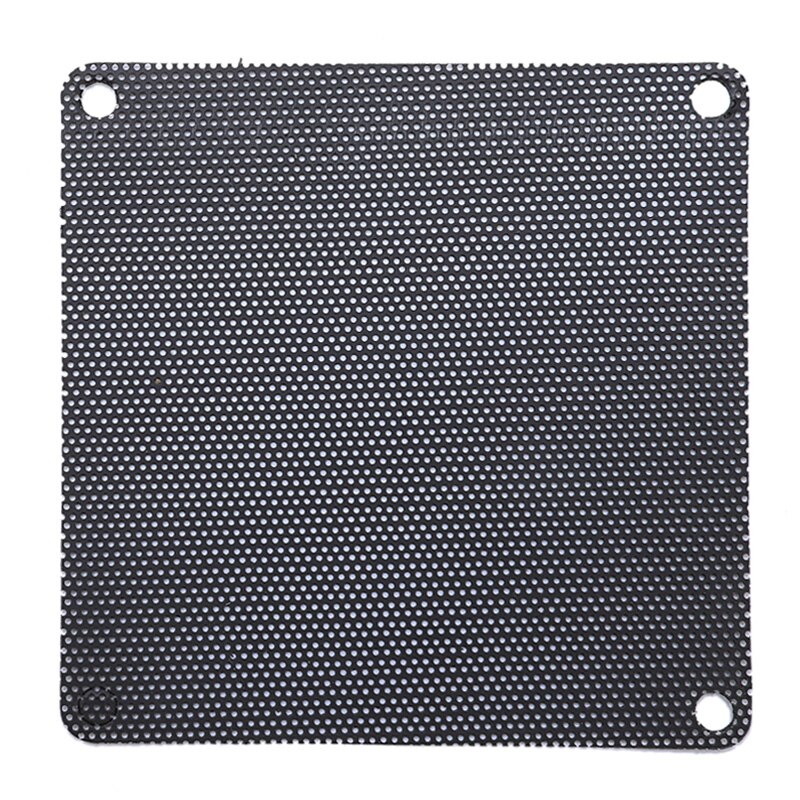 6Stck Computer Gittergewebe PVC PC fallen Fan Kühler Staub Filter fallen Staubdicht Abdeckung Chassis Staub Abdeckung: Schwarz