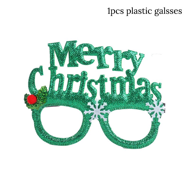 Nowy rok 2021 numer okulary ramka na zdjęcie rekwizyty do fotobudki Navidad ozdoby świąteczne szczęśliwe przyjęcie noworoczne fantazyjne okulary dla dzieci prezent: style F