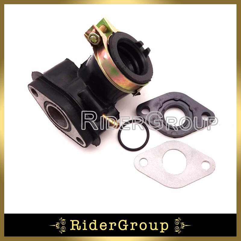 Inlaatspruitstuk Inlaat Pijp + Pakking Kit Voor GY6 50cc SUNL Baotian Znen Jmstar Chinese Bromfiets Scooter