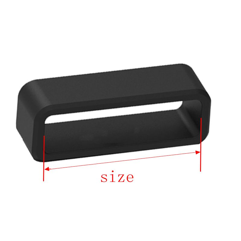 Perlon band 20mm zwart | Nylon / perlon horlogebanden