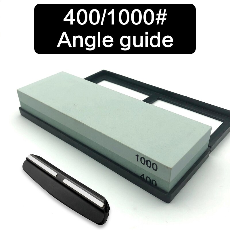 240~8000Grit sharpening stone Angle guide knife sharpener grinding whetstone apex egde blade sharpening system: 400 1000set
