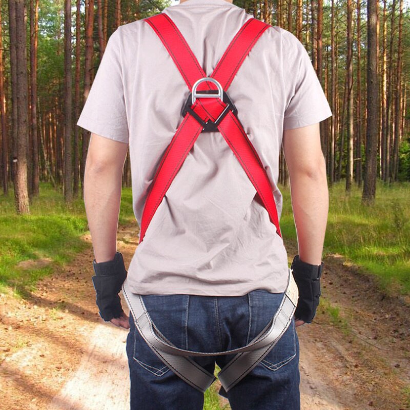 Adjustable Body Waist Harness Climbing Belt Fall Protection Full Body Rock Climbing Harness Body Seat Belt