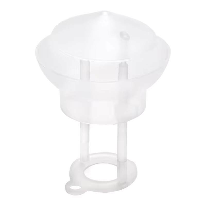 Elektrische Ultrasone Mini Mist Maker Fogger Fontein Vijver Mist Verstuiver Luchtbevochtiger met 12 LED Tuin Aquarium Decor: Bordeaux