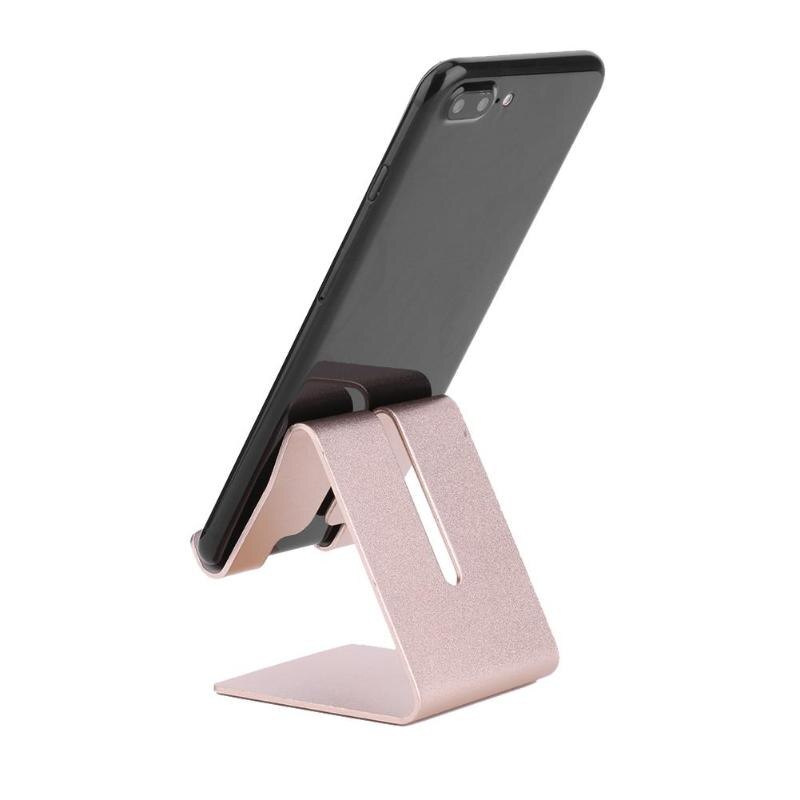 Soporte Universal de aleación de aluminio para teléfono inteligente, soporte de escritorio, soporte de carga para iPhone, soporte metálico para tabletas, soporte para ipad y Tablet