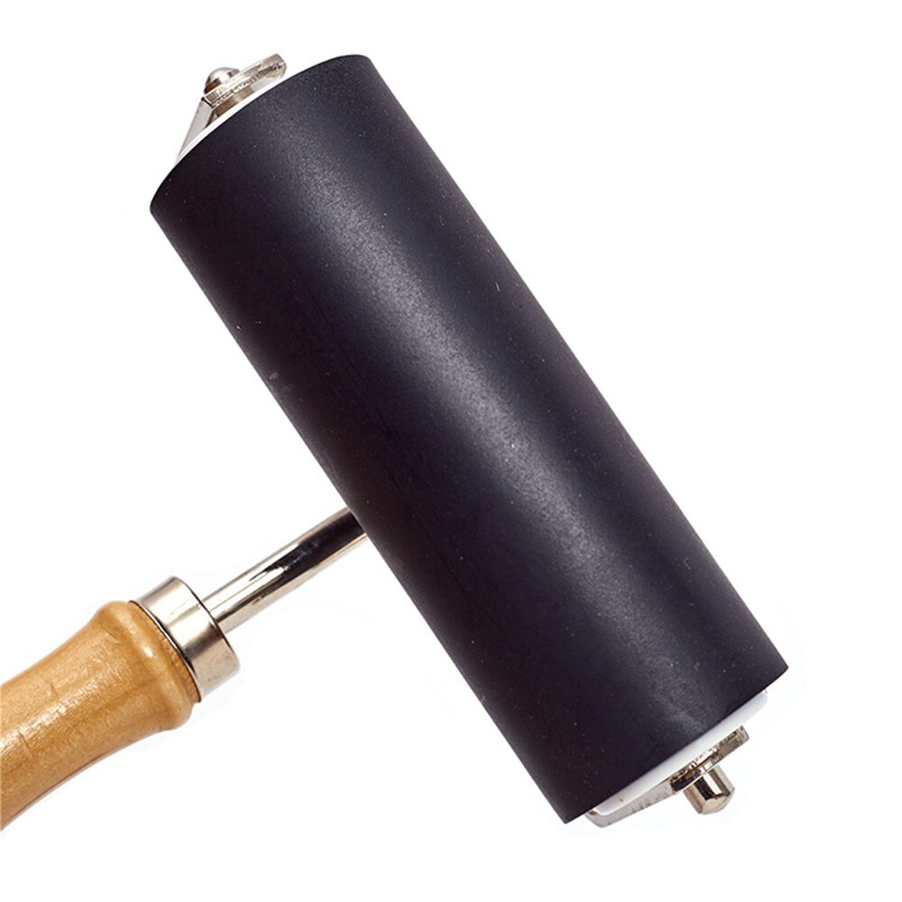 1pcs Heavy Duty Hard Rubber Roller Printing Ink Lino Artists Art Craft Tool Paint Tool