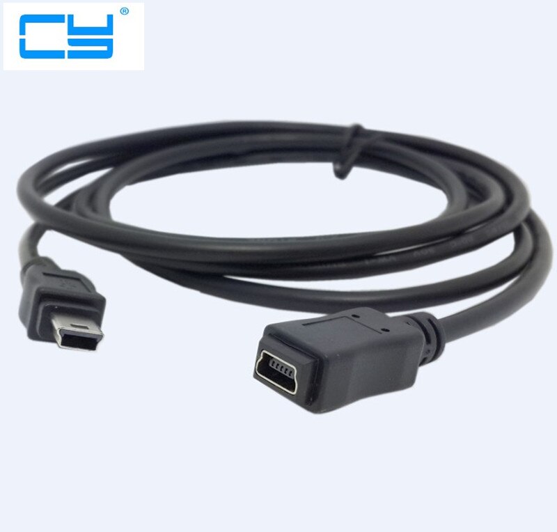 Mini USB B Tipo 5pin extensión de macho a hembra Cable de 25cm 50cm 150cm