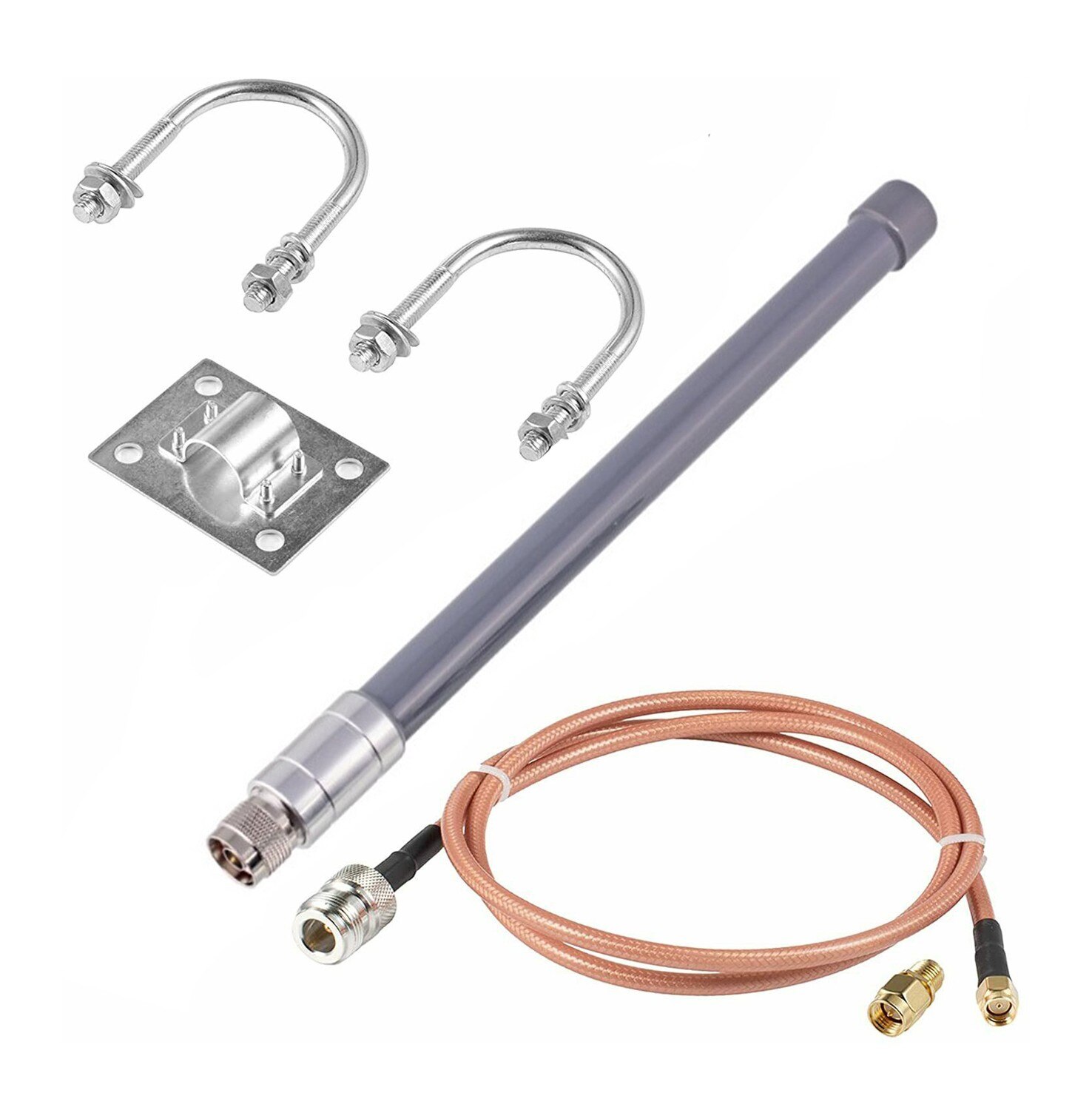 8dBi Helium Hotspot Miner HNT LoRa 915MHz 868Mhz Antenna Outdoor Waterproof Fiberglass Antenna Aerial Kit 32cm 42cm 55cm