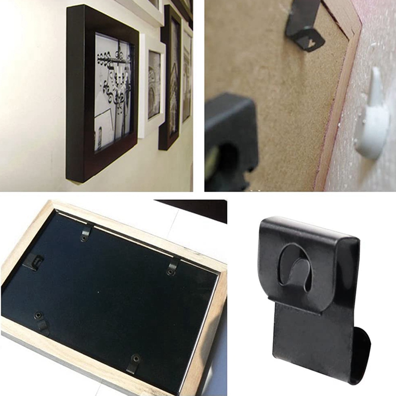 Neue 500 Stück Bild Haken Foto Rahmen Aufhänger Bild Aufhänger Eisen Aufhänger Geeignet Für 2-3Mm Foto Rahmen platte Dicke