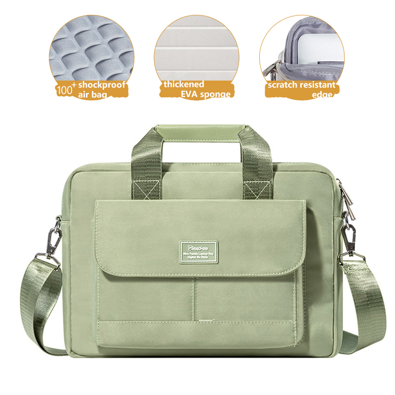 13.3 14 15.6 16 inch Laptop Bag Shoulder Handbag Briefcases Sleeve Case For Macbook Air Pro HP Huawei Asus Dell Lenovo ASUS Acer: 15.6-inch / Dark Grey