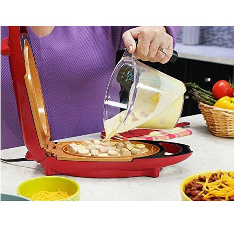 5 minuters värme non-stick stekpanna multifunktionell rökfri panna exklusiv elektrisk grillbiffpanna