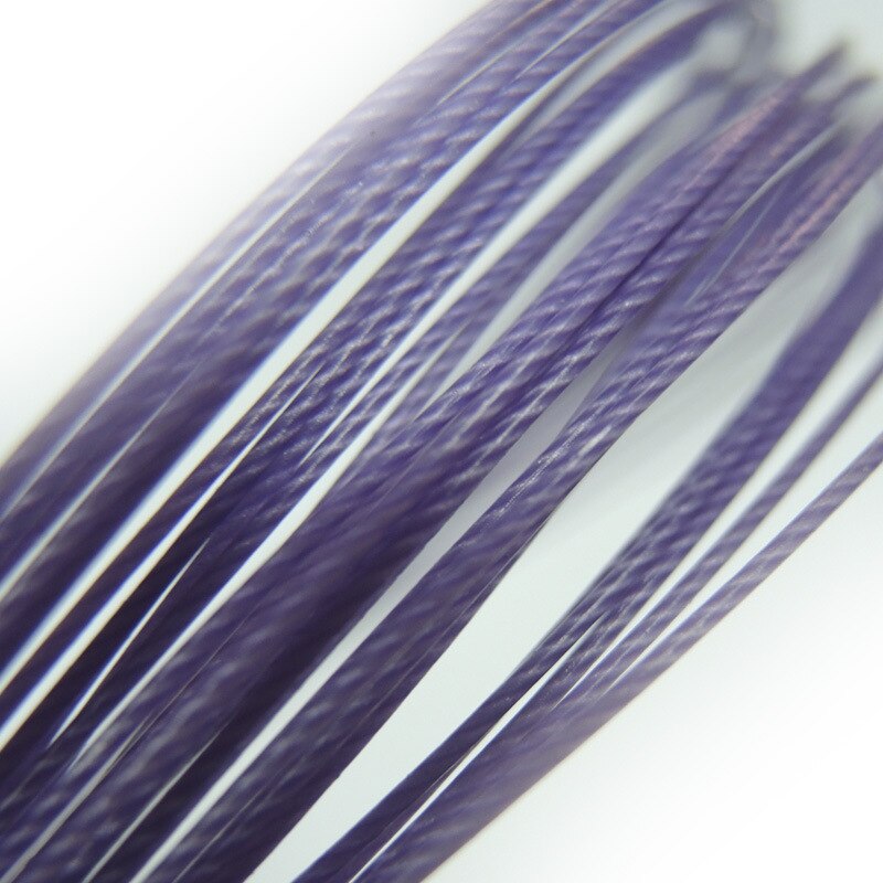 Allpha Badminton String Nylon Monofilament Duurzaamheid 0.78Mm 10M Training Badminton Racket Netto S1500 10 Stks/partij: purple
