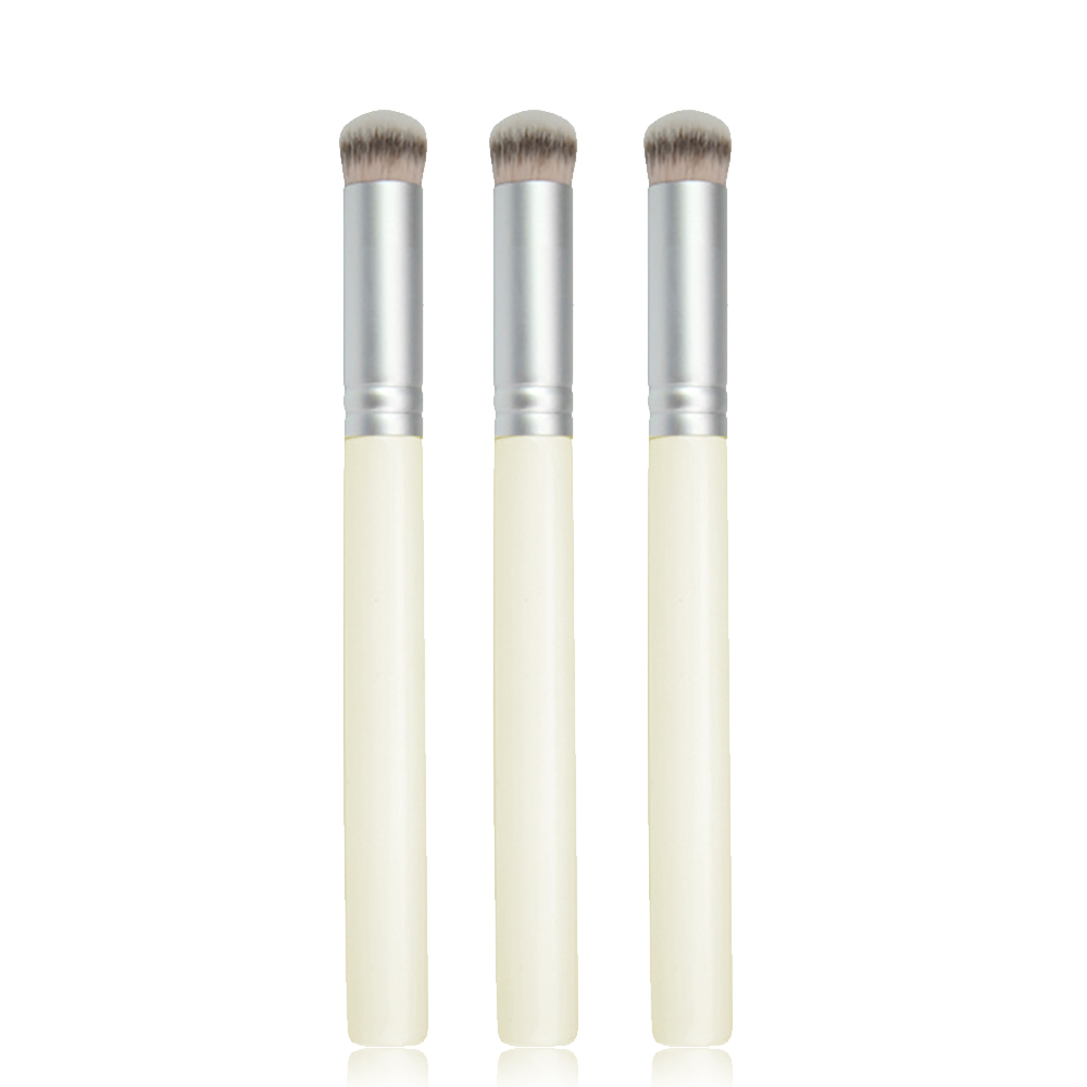 Pincel corretivo de base premium contorno blush pincéis impecável sob os olhos denso pincel de maquiagem facial para mistura: CINZA