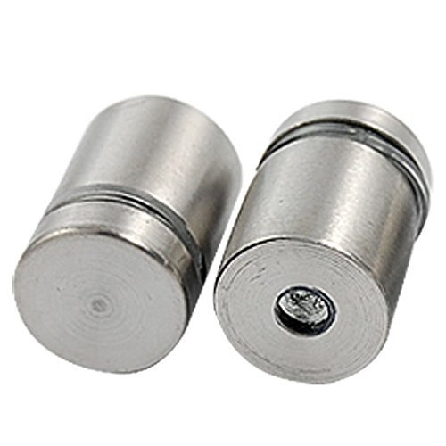10 stks/partij Holle Glas Bevestigingsmiddelen Rvs Teken Houder Schroeven 12mm Glas Standoff Pin Nagels Billboard Bevestigingsschroeven (Color : 12x30mm