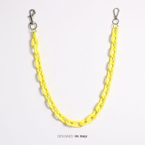 Porte-clés hip-hop Punk, grand anneau, pantalon Rock Punk, Hipster, pour Jeans, accessoires Kpop, CL151: Yellow