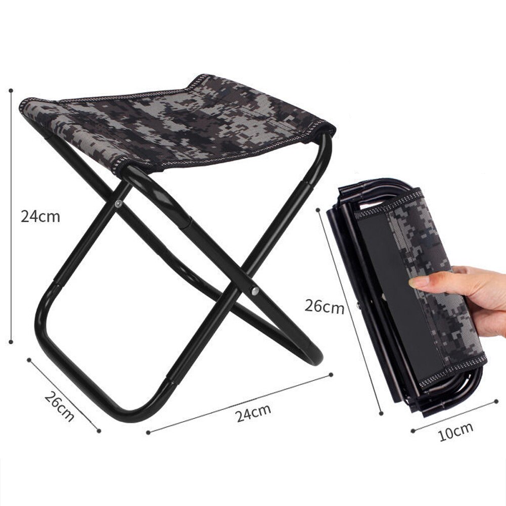 Mini Portable Folding Stool Ultra Light Outdoor Slacker Chair Hiking Fishing Camping Seat B2Cshop: Other