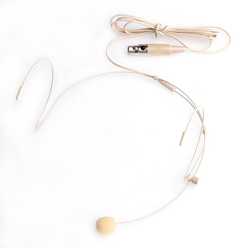 Professionelles headset mit zwei ohrbügeln und mikrofonanschluss, passend für xlr und 3- pin-kabel  ta3f -m28