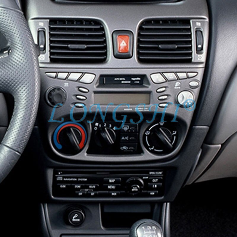 One 1 Din Fascia for NISSAN Almera N16 2000-2006 Radio DVD Stereo Panel Dash Install Trim Kit Face Surround Frame 1din