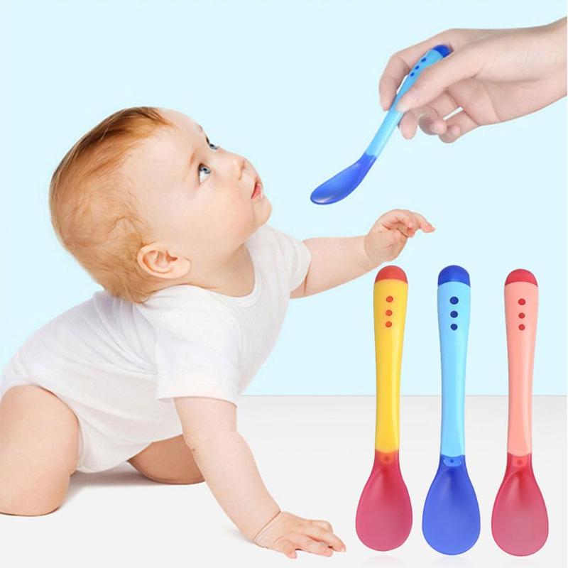 Babysilikonsked med temperatursensor - KITPIPI