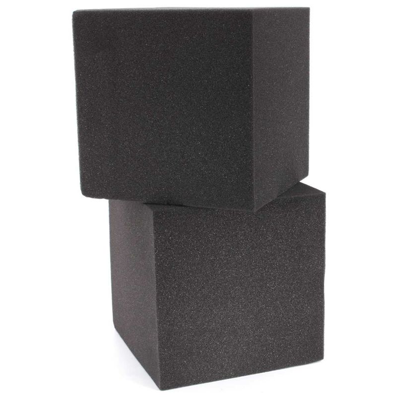 20x20x20cm 2pcs Sound Insulation Cotton Absorption Room Acoustic Music Room Tile Wall Panel Polyurethane Cotton