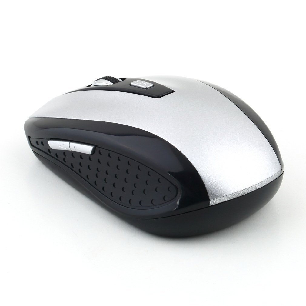 5 Buttons + 1 Scroll Wheel Mice with USB Receiver 2.4GHz Wireless Optical Mouse For PC Laptop Newest