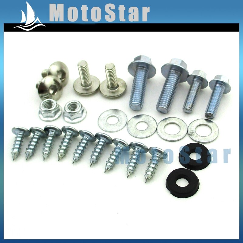 Motorcykel plastik kåbe tank montering skrue panel bolte til kinesisk crf 50 dirt pit cykel 50cc 90cc 110cc 125cc 140cc 150cc 160cc