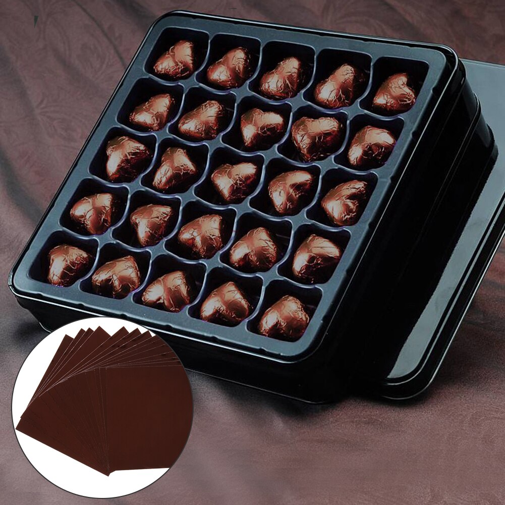 Square Foil Wrapper Package Paper Sweets Tinfoil Lolly Party Crepe Paper Sheets Candy Chocolate Sweets Confectionary