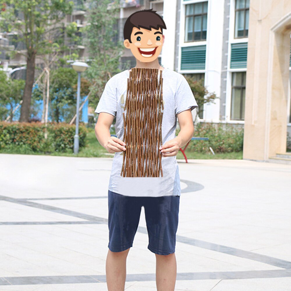 40cm Wooden fence Wooden Garden Expanding Climbing Plants Fence Screen