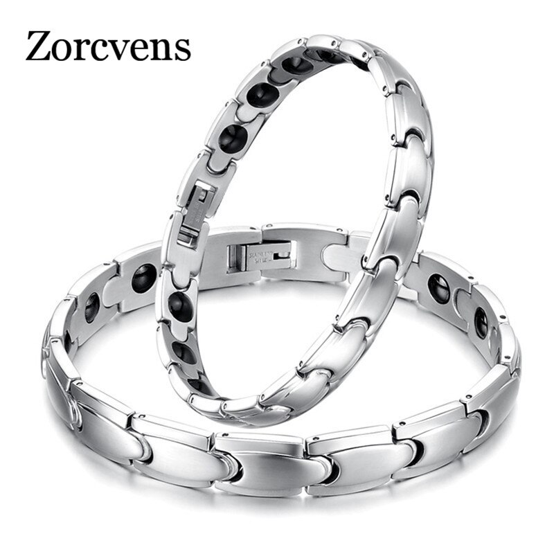 Top Mannen & Vrouwen Sieraden Gezondheidszorg Magnetische Rvs Anti Vermoeidheid Liefhebbers Armbanden En Armbanden Beste