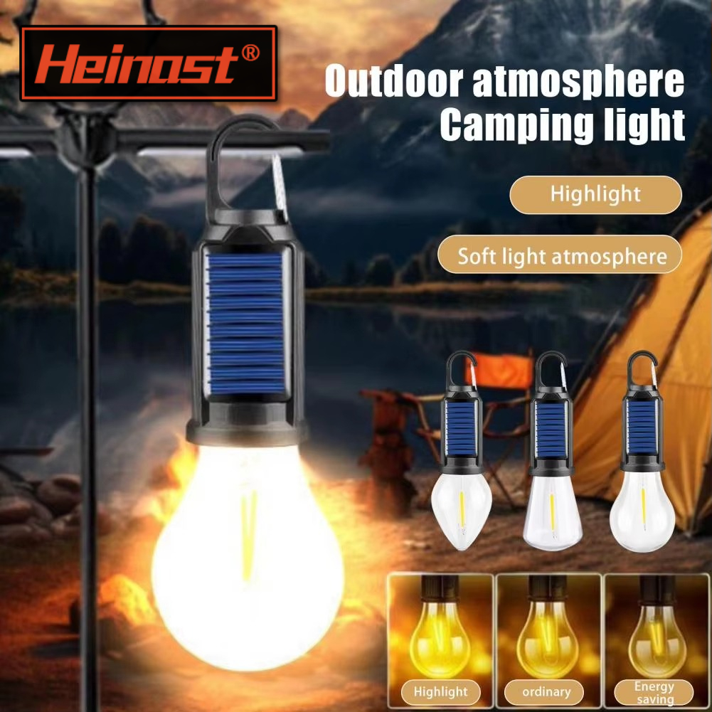 Outdoor USB oplaadbare LED-lampen Hoge helderheid Noodverlichting Hook Up Camping Vissen Draagbare lantaarn Nachtverlichting