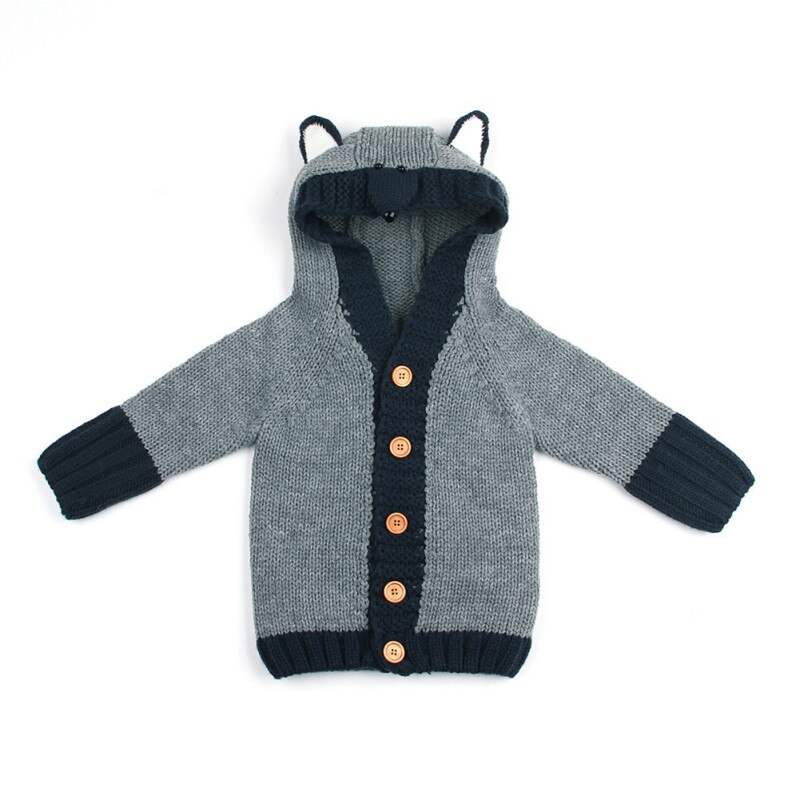 Infrant Baby Kleding Hooded Vest Trui voor Baby Peuter Jongens Meisjes Jas Jas Baby Warm Outfit: L / 24M