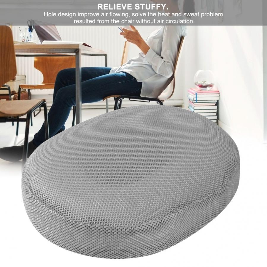 Soft Elastic Memory Foam Seat Cushion Hip Support(Mesh Gray) Health Care Brace Support