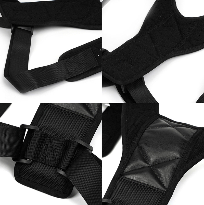 Corrector de postura ajustável apoio para as costas corrector de saúde postura dor cinta suporte cinto cinta modeladora feminina coluna vertebral