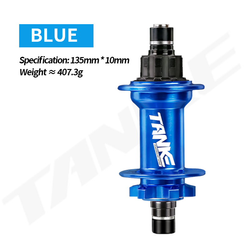 TANKE Dirt Jump Hub Single speed Locks CNC Machining Aluminum Alloy 32holes 120point 135*10mm,DJ MTB Bike hub 6 claw 3 teeth BMX: Yellow