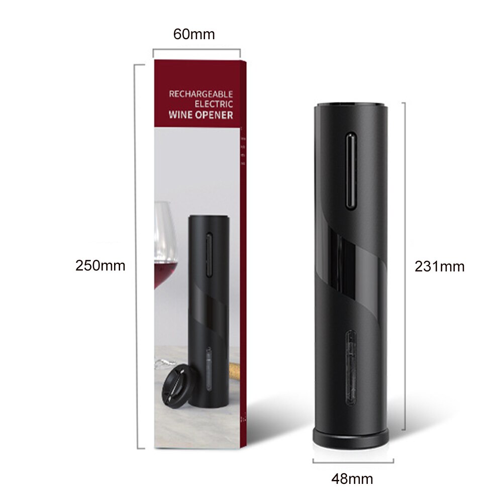 Electric Wine Opener Rechargeable/Dry Battery Automatic Corkscrew Wine Bottle Opener for Home Bar Pub Use